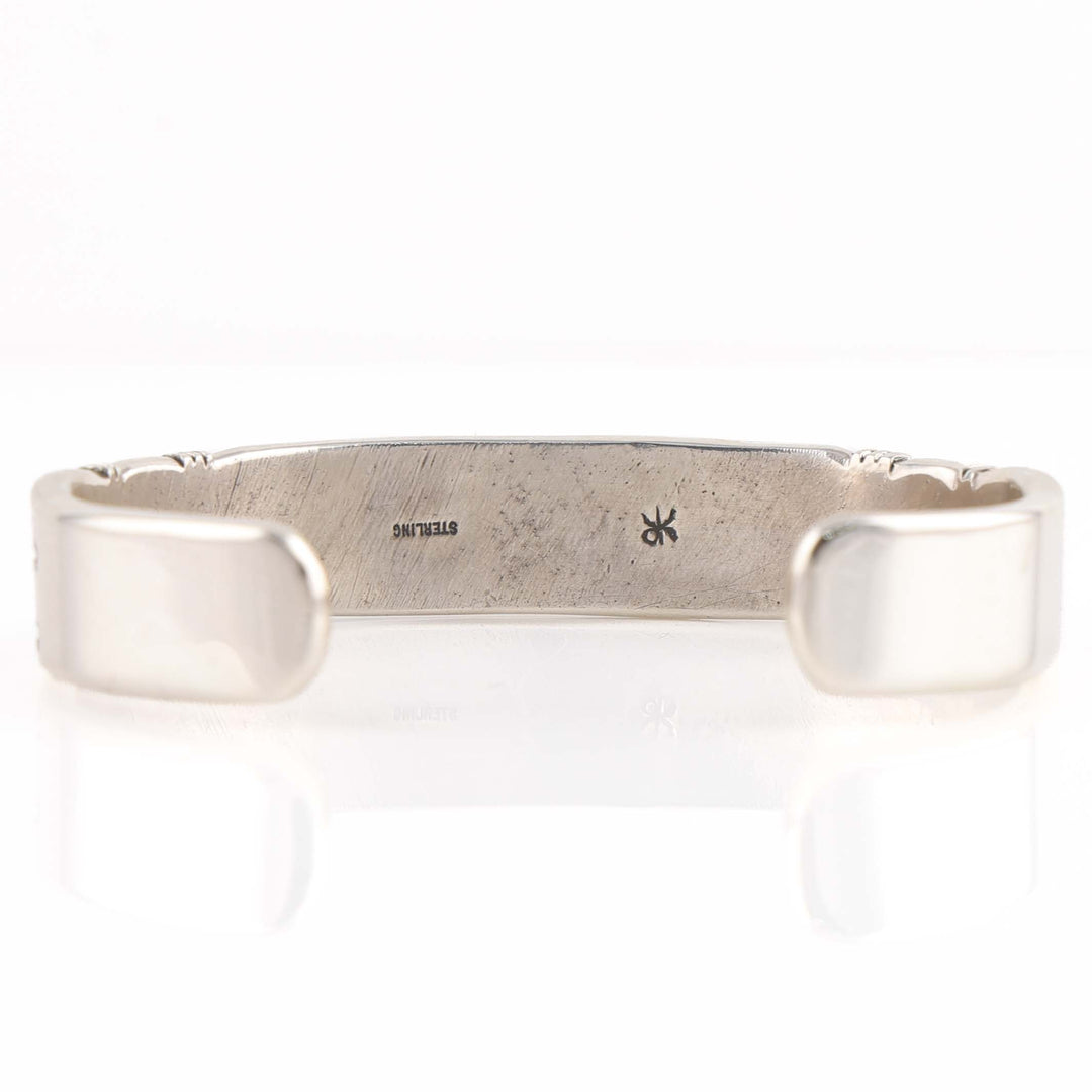 Stamped Silver Cuff