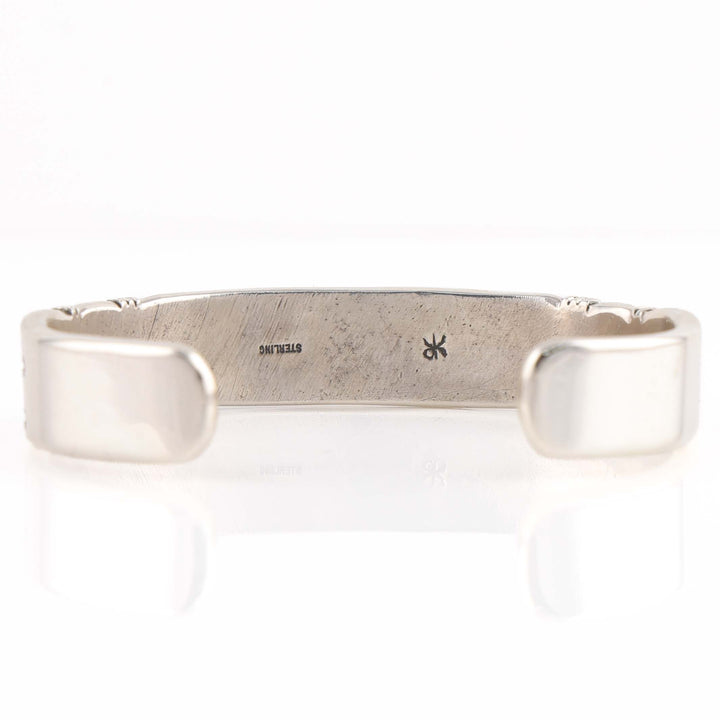 Stamped Silver Cuff