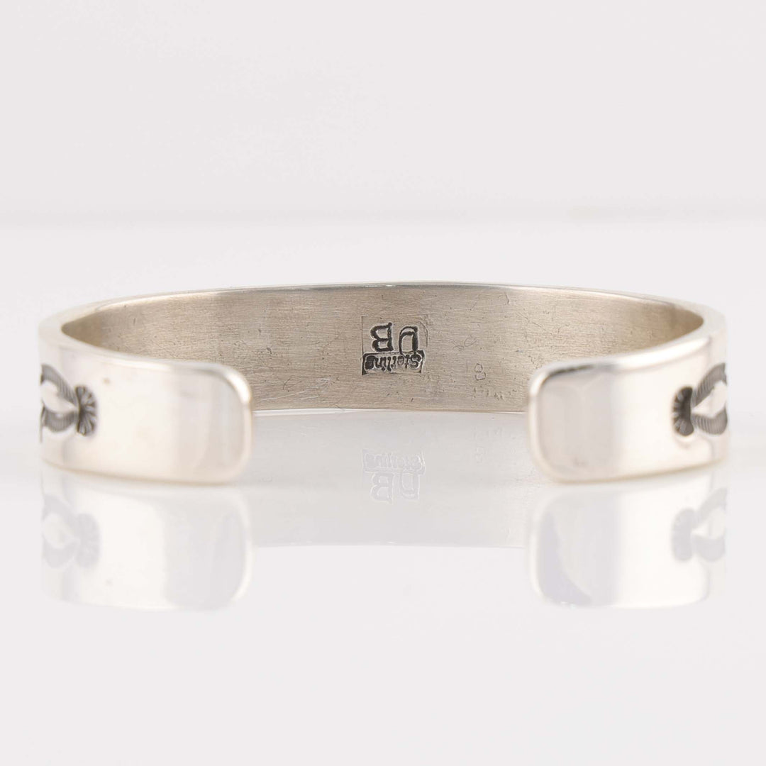 Stamped Silver Cuff