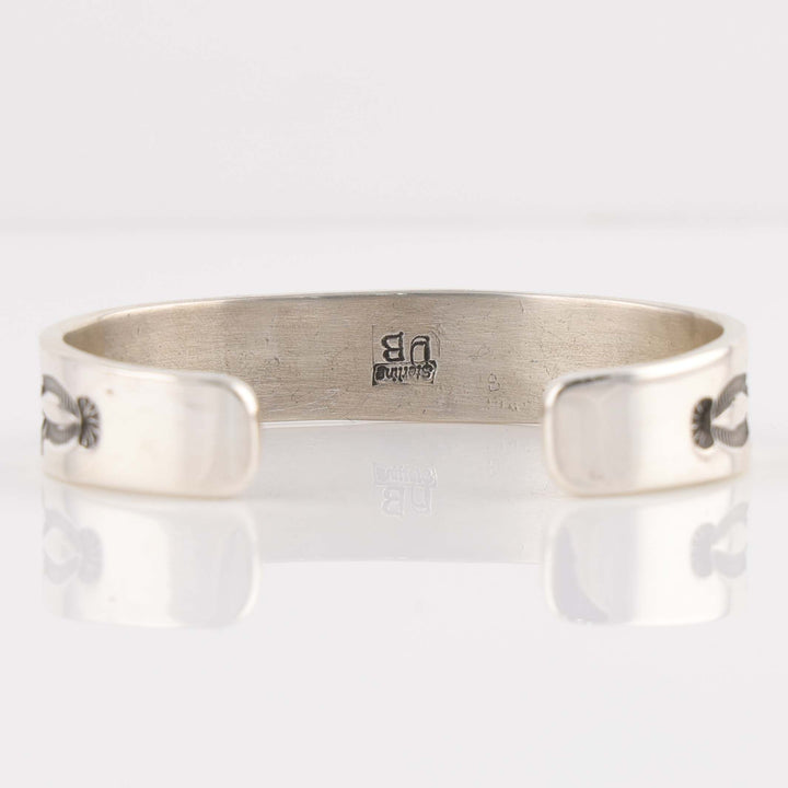 Stamped Silver Cuff