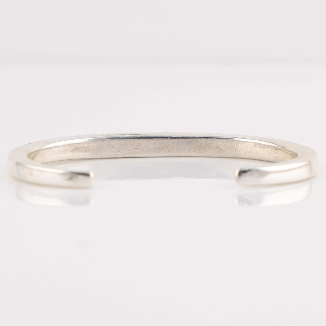 Stamped Silver Cuff