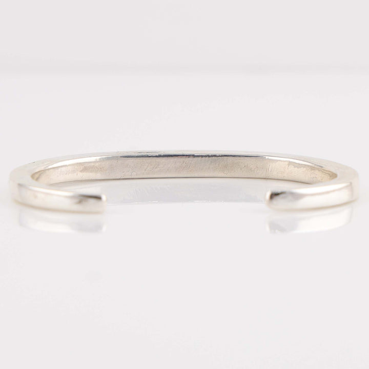 Stamped Silver Cuff