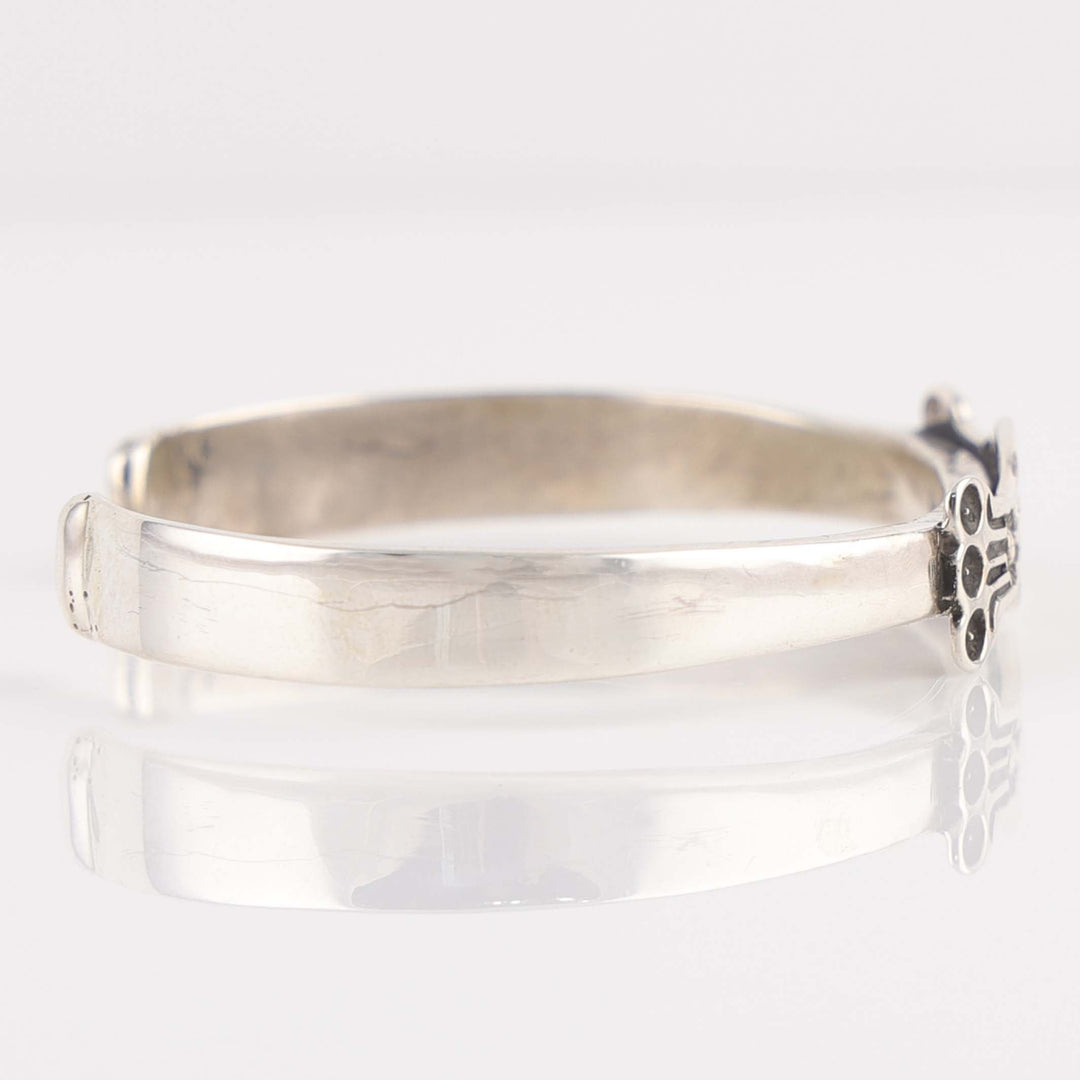 Stamped Silver Cuff