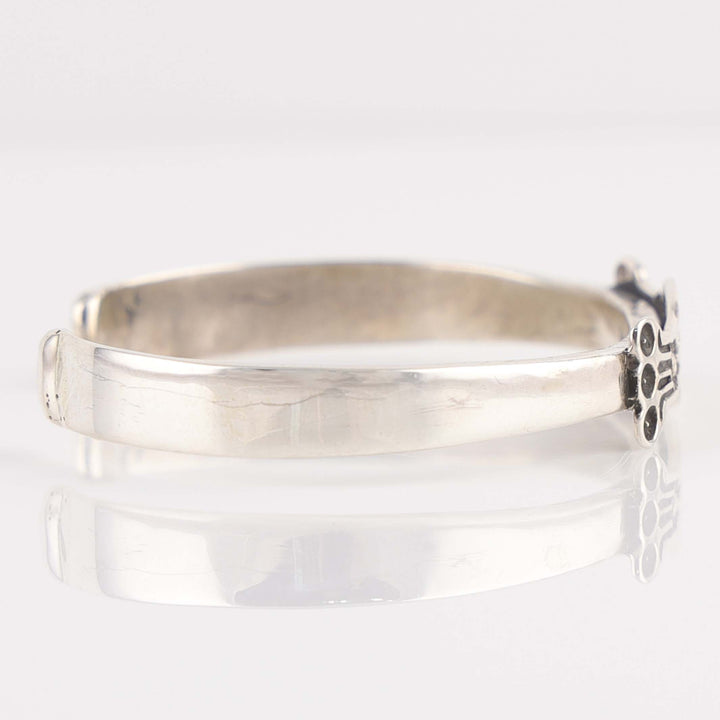 Stamped Silver Cuff