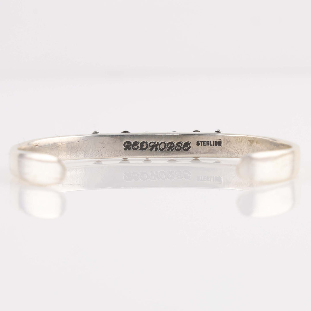 Silver Flower Cuff