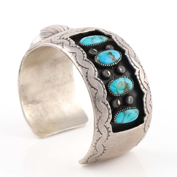 1970s Turquoise Watch Cuff