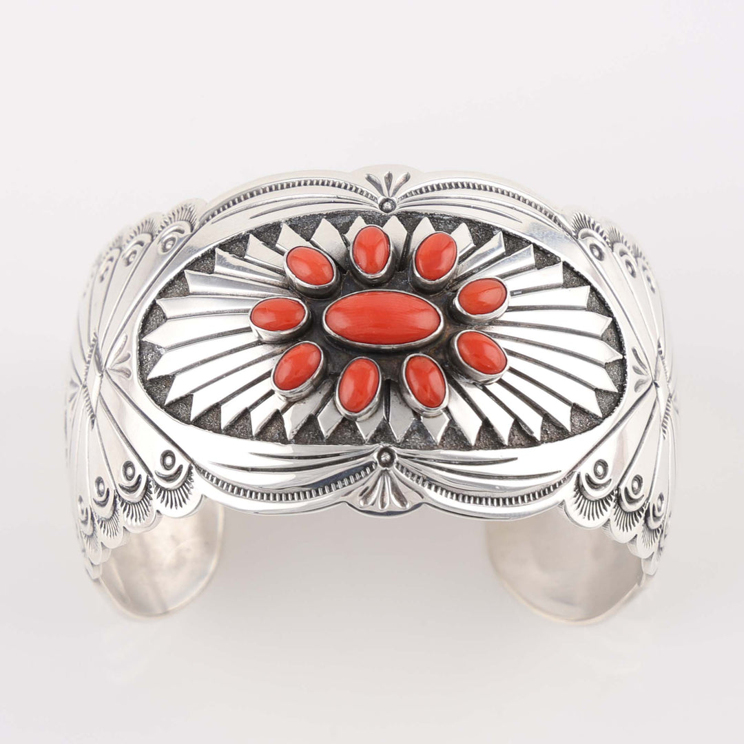 1980s Navajo Coral Cuff