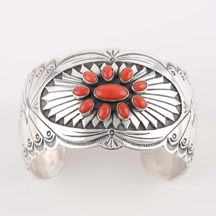 1980s Navajo Coral Cuff