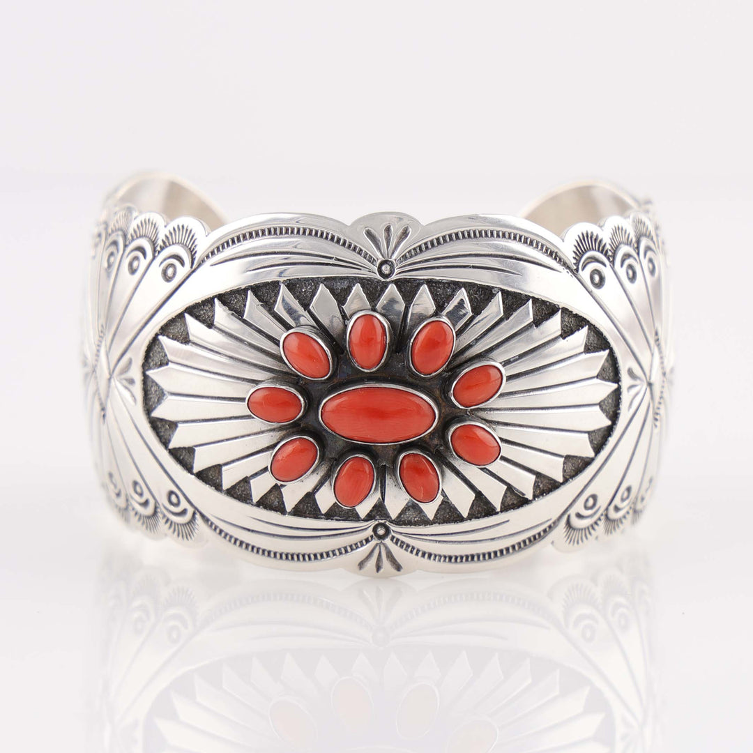 1980s Navajo Coral Cuff