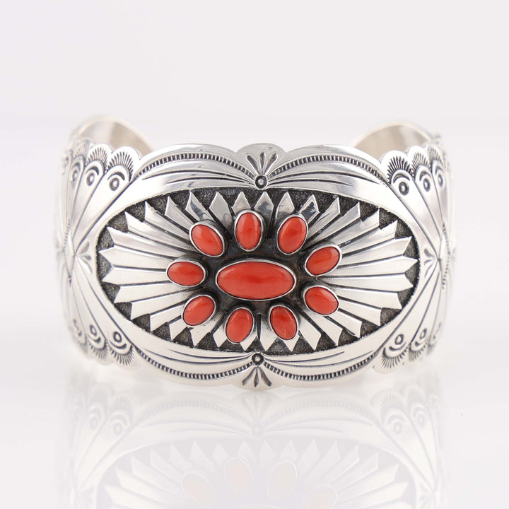 1980s Navajo Coral Cuff