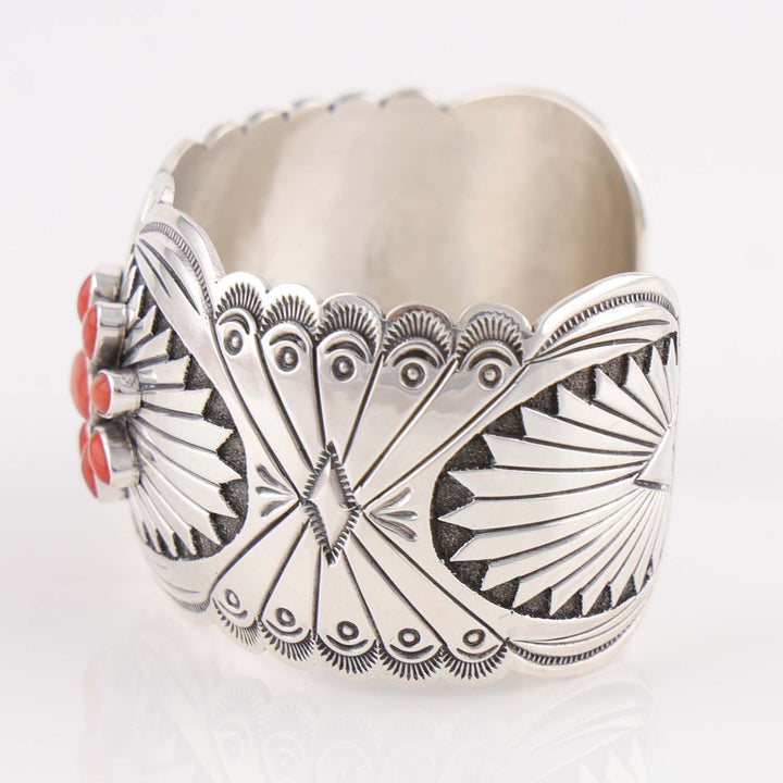 1980s Navajo Coral Cuff