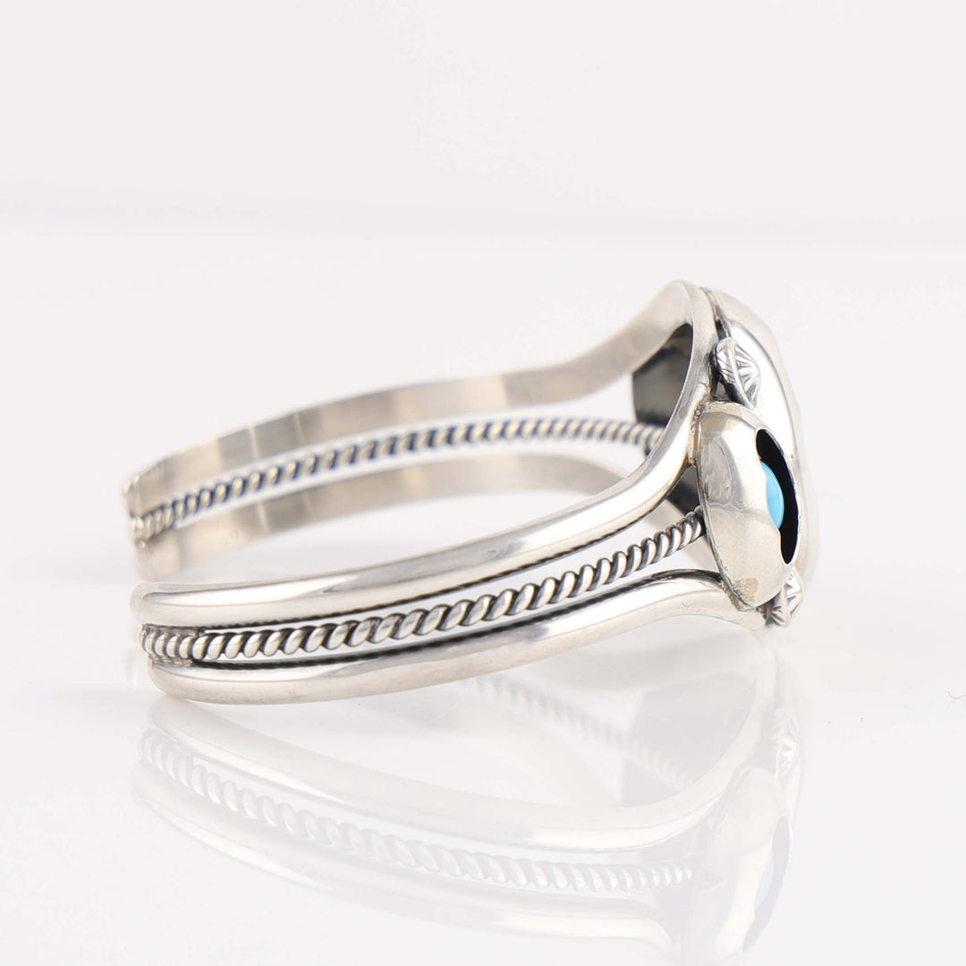 Navajo Turquoise Shadowbox Cuff