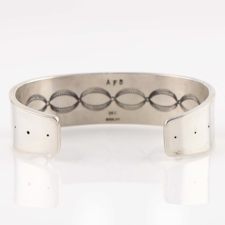 Gold on Silver Bear Cuff