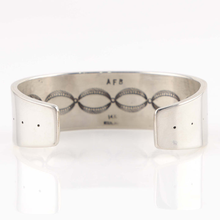 Gold on Silver Bear Cuff