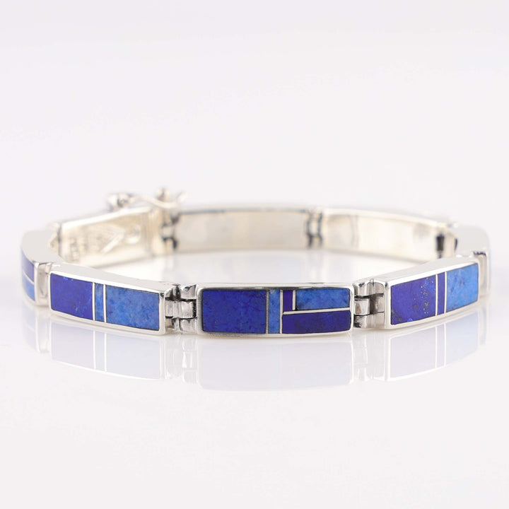 Navajo Lapis Link Bracelet