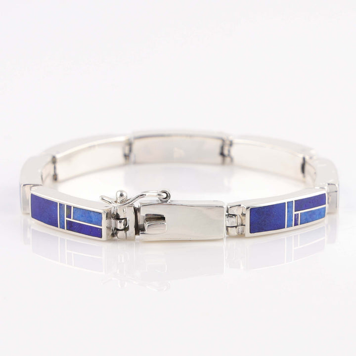 Navajo Lapis Link Bracelet