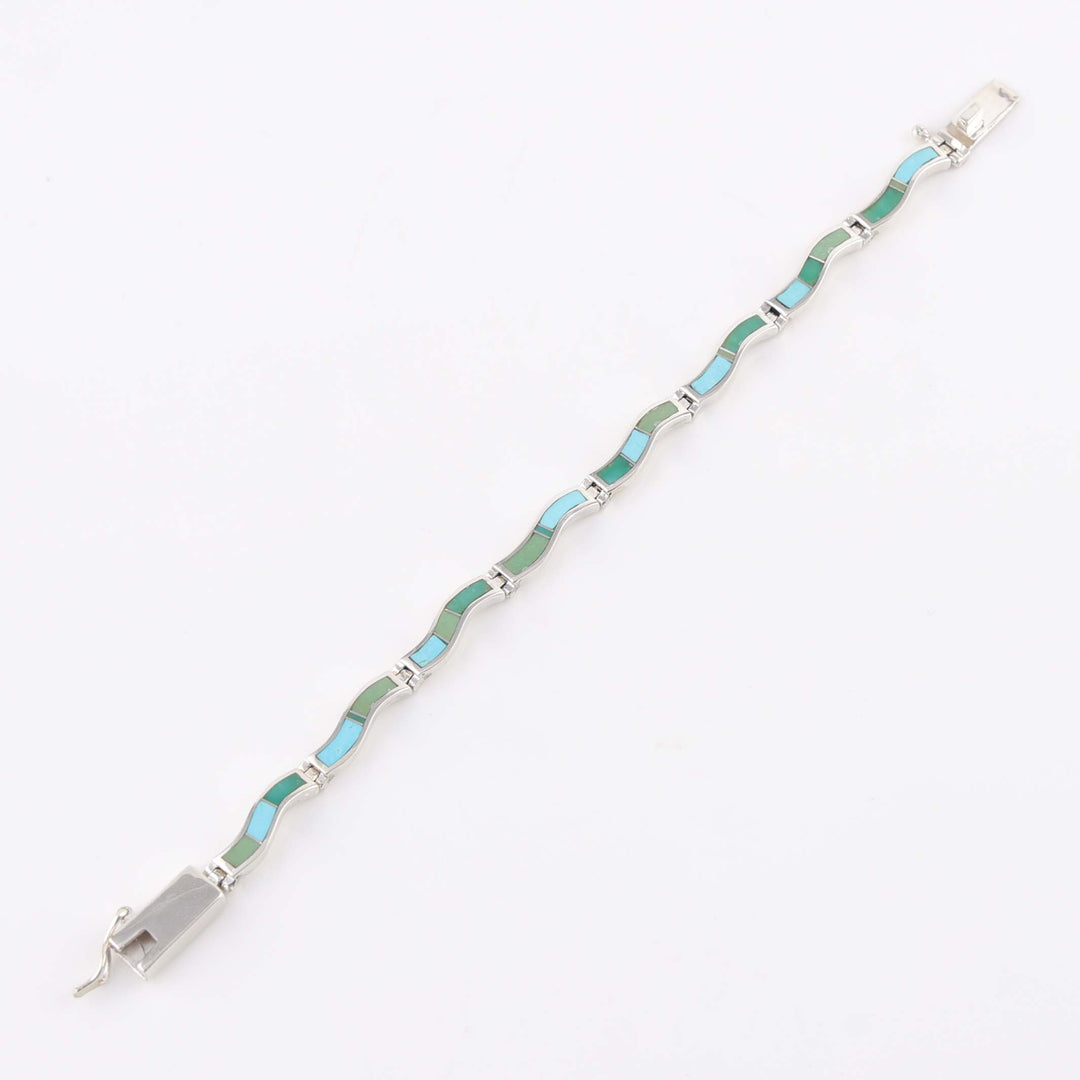Navajo Turquoise Link Bracelet