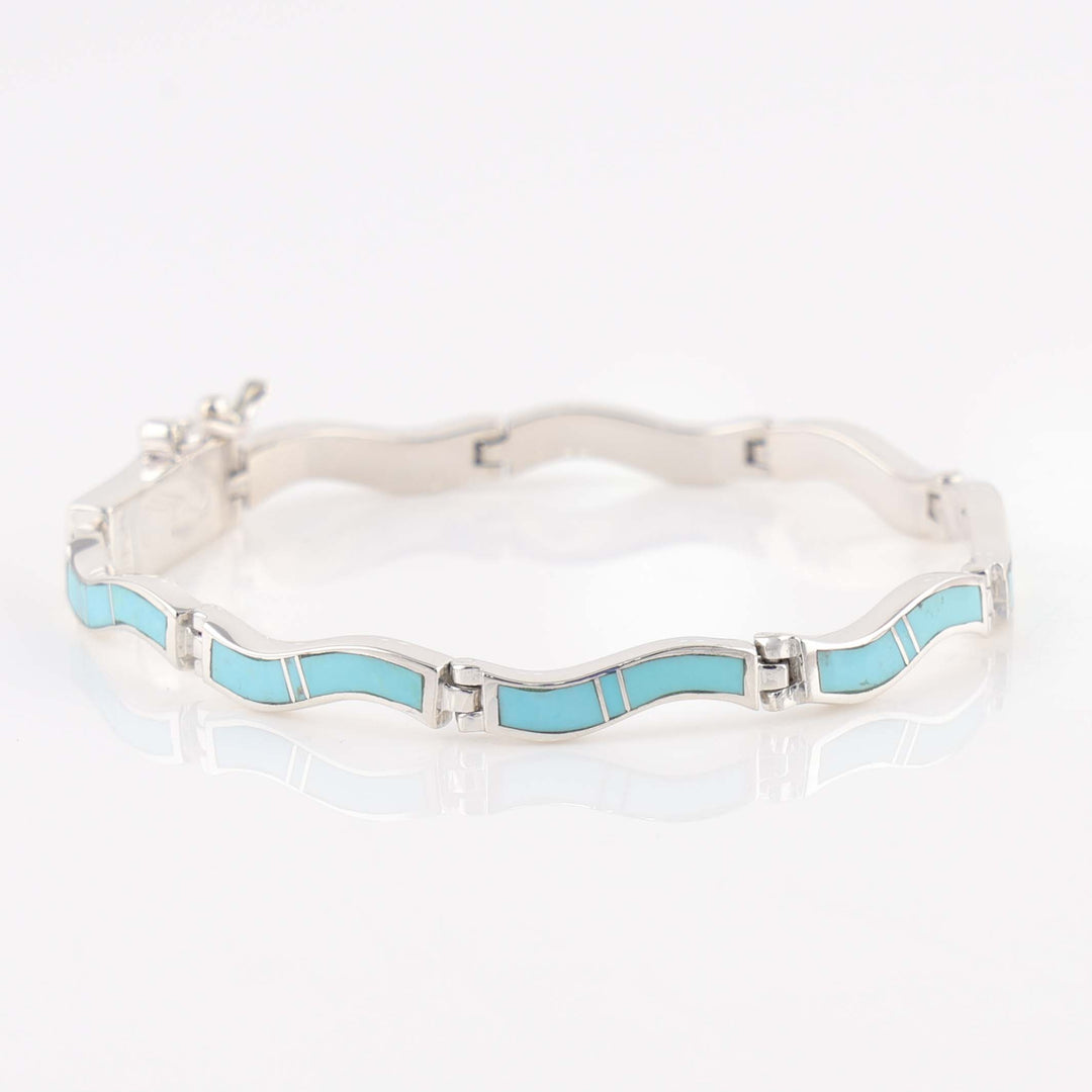 Navajo Turquoise Link Bracelet