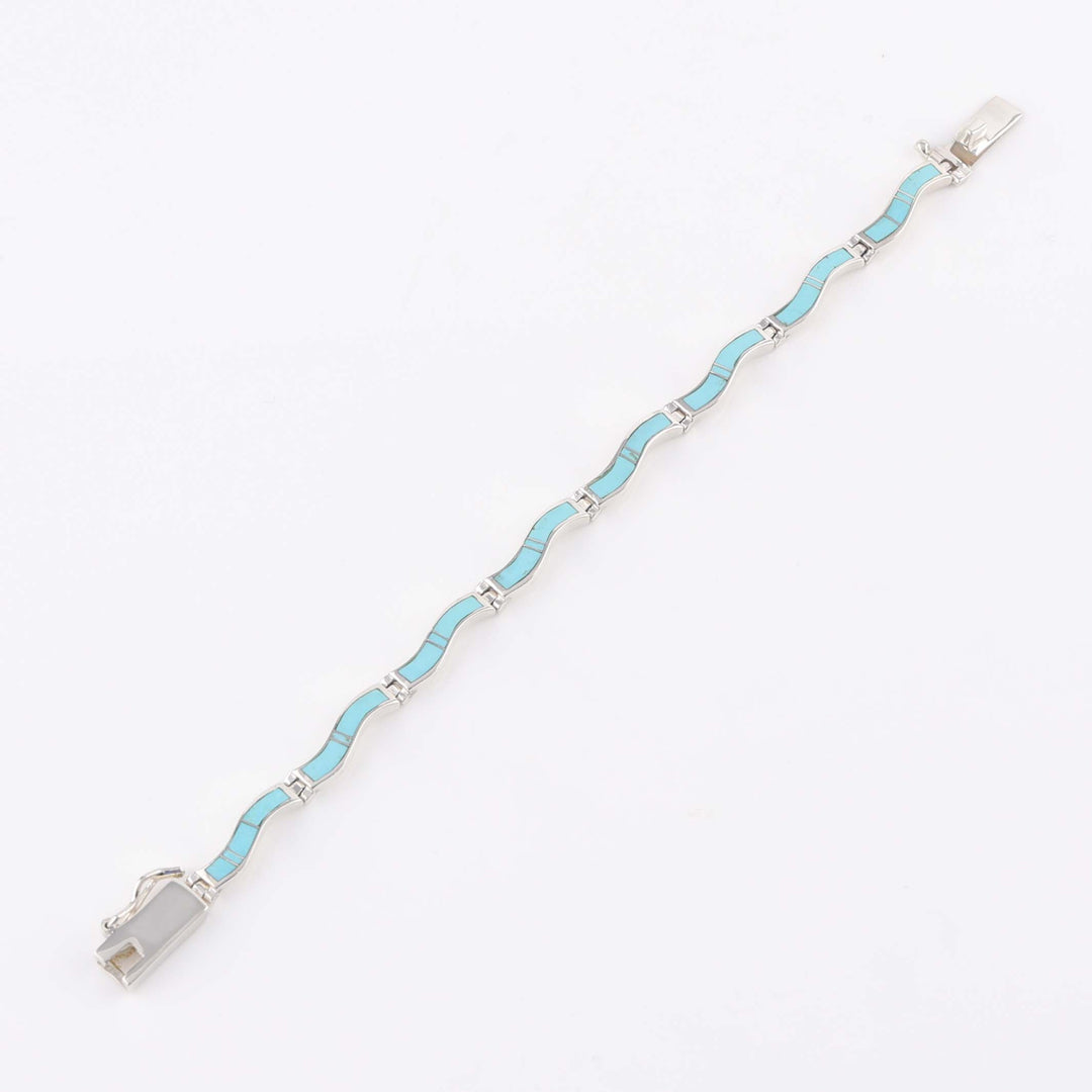 Navajo Turquoise Link Bracelet