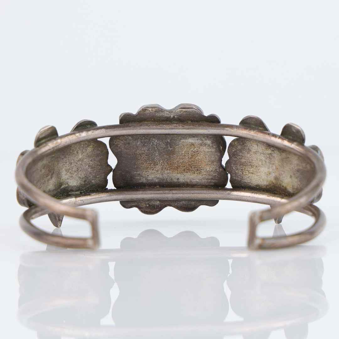 1960s Flower and Dragonfly Cuff