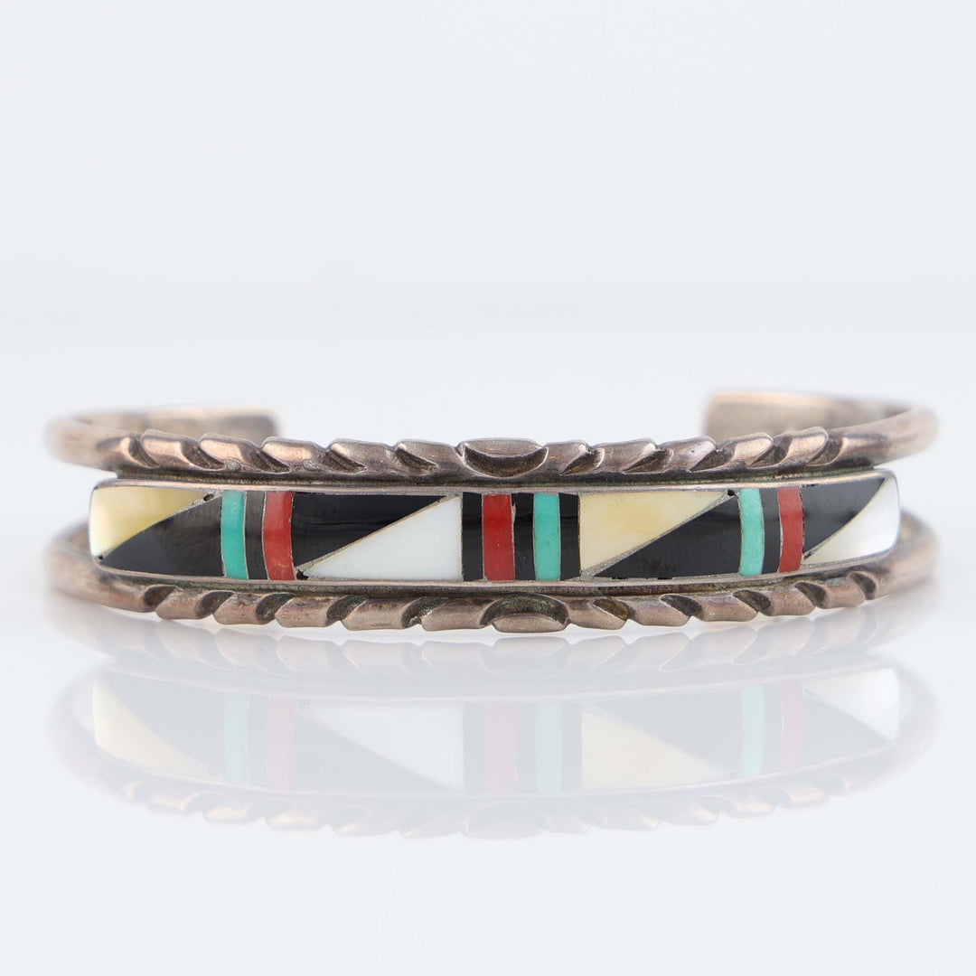1970s Zuni Inlay Cuff