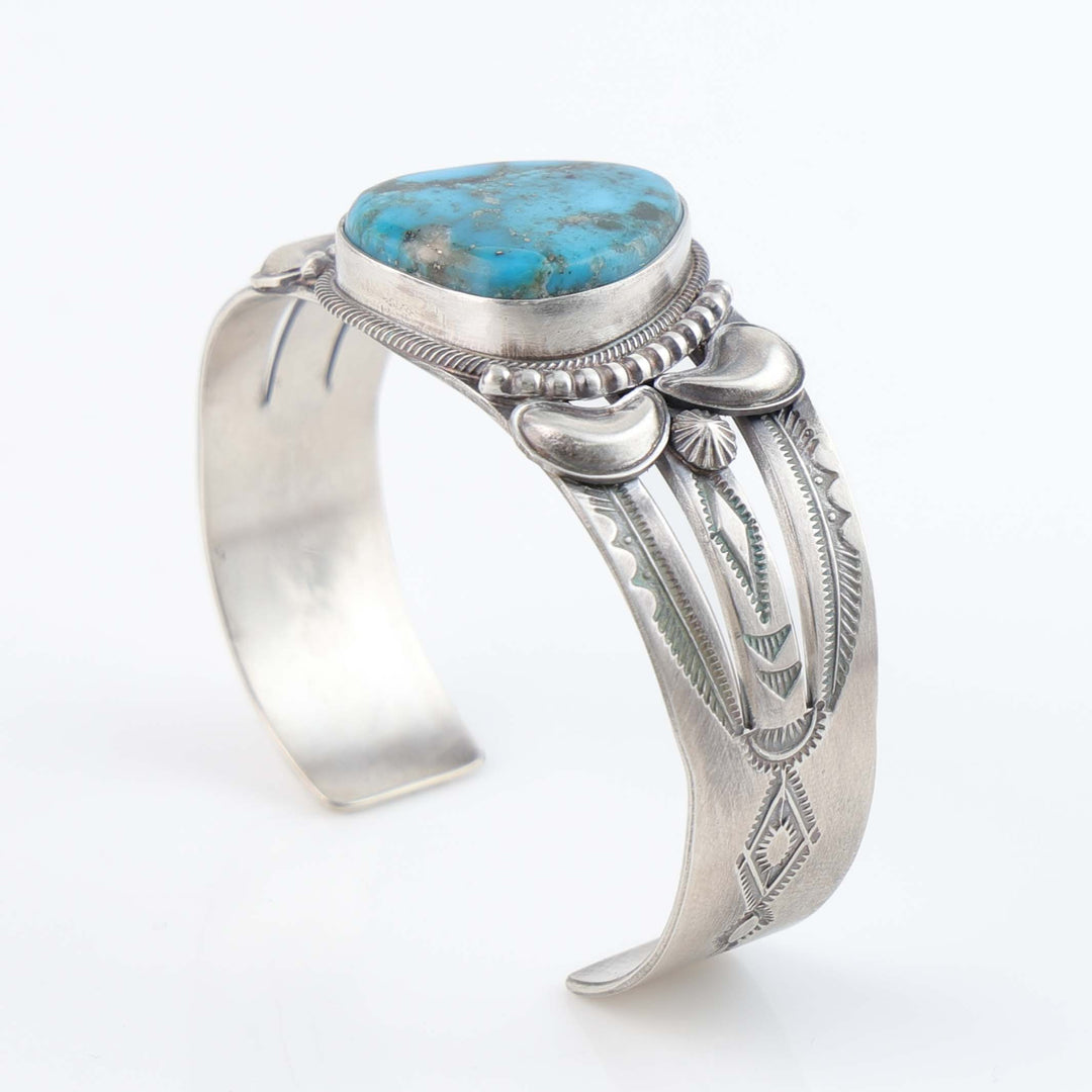 Navajo Kingman Turquoise Cuff