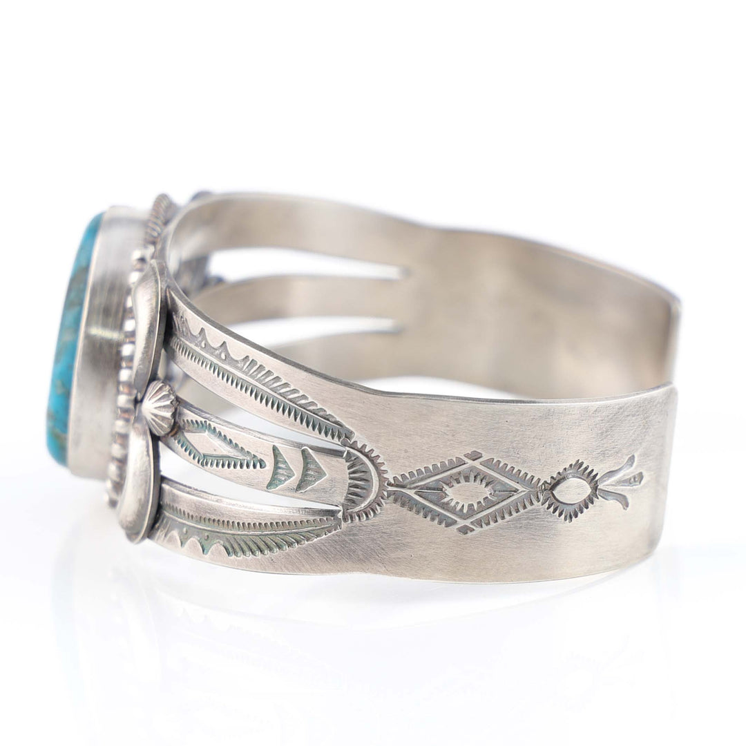 Navajo Kingman Turquoise Cuff