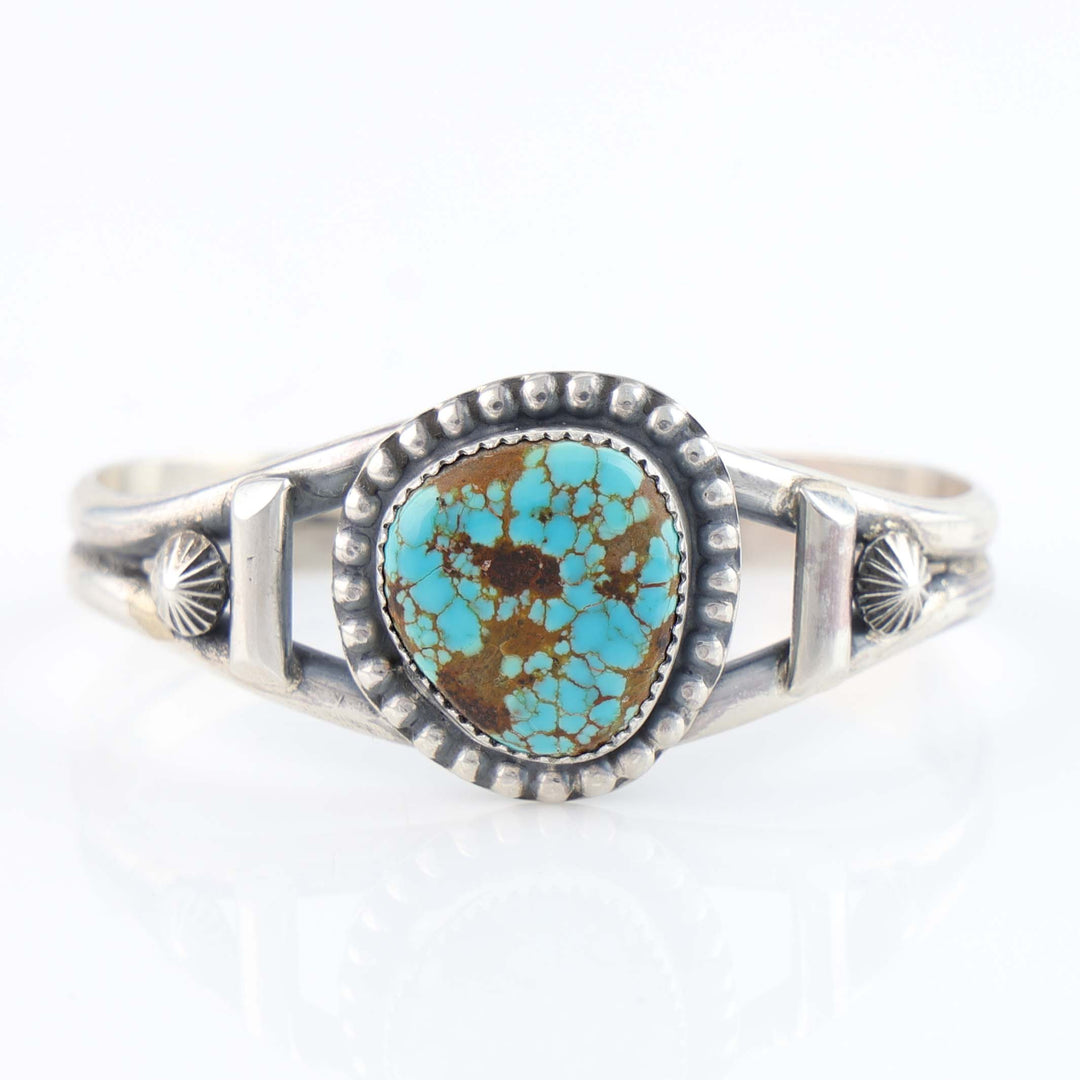 Navajo Number Eight Turquoise Cuff