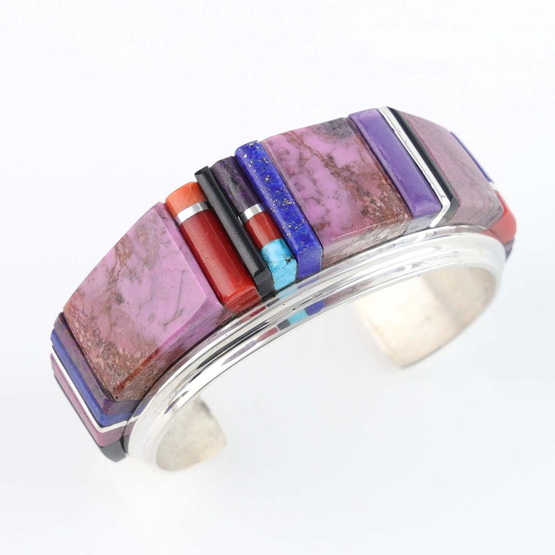 Navajo Colorful Inlay Cuff