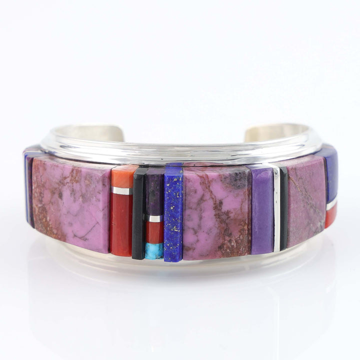 Navajo Colorful Inlay Cuff