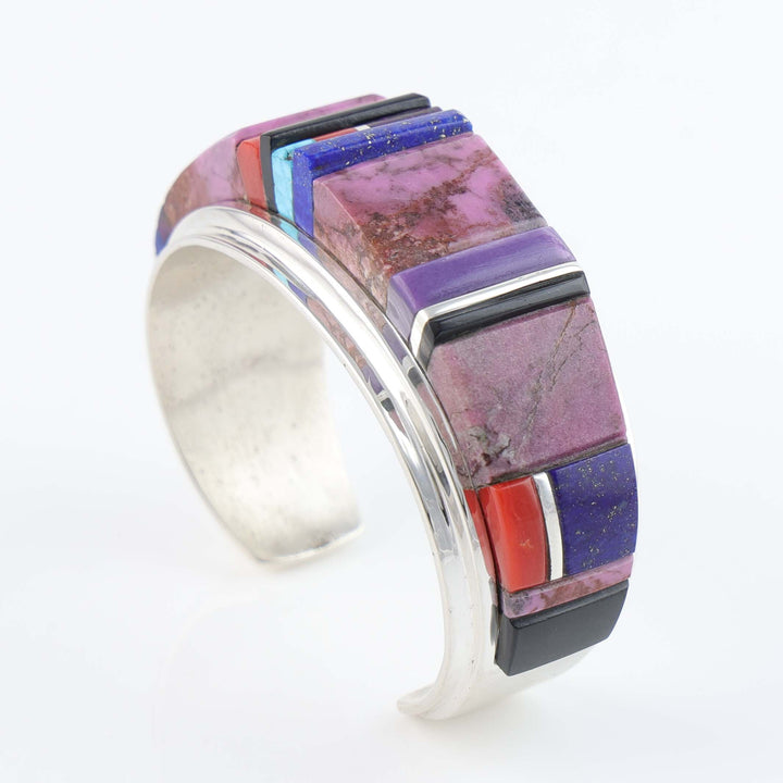 Navajo Colorful Inlay Cuff