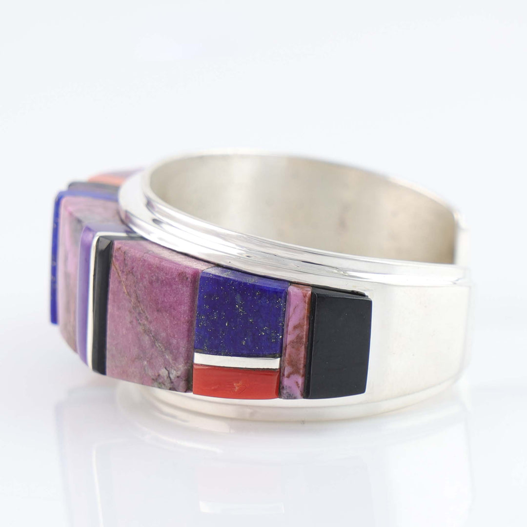 Navajo Colorful Inlay Cuff