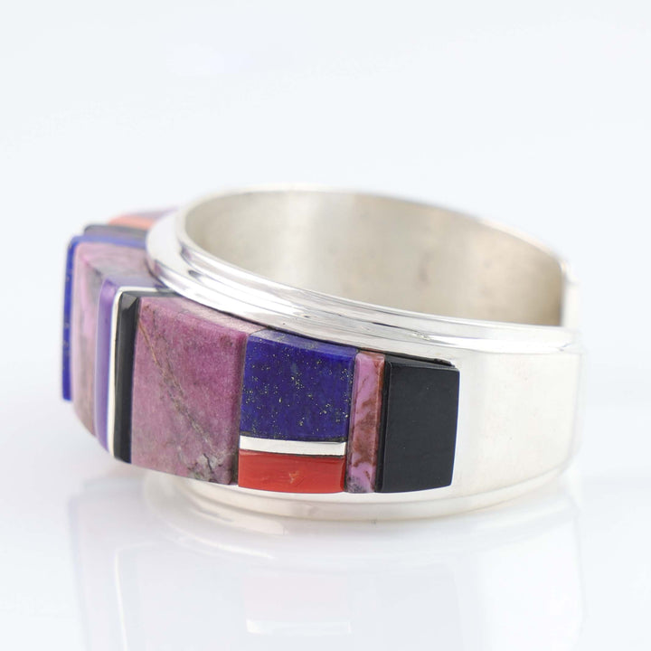 Navajo Colorful Inlay Cuff