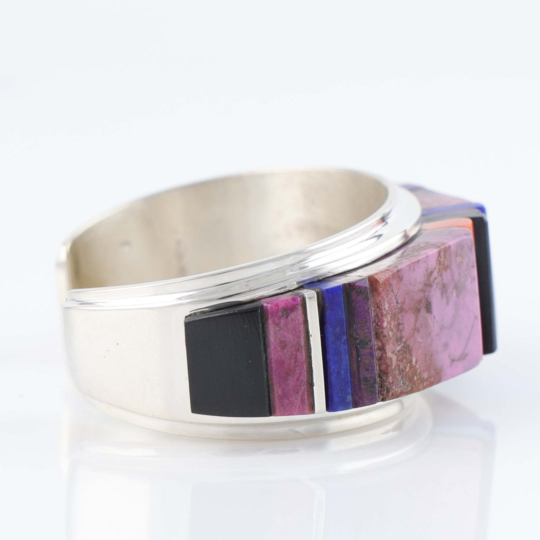Navajo Colorful Inlay Cuff