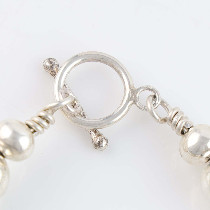 Navajo Pearl Bracelet with Fluted Beads