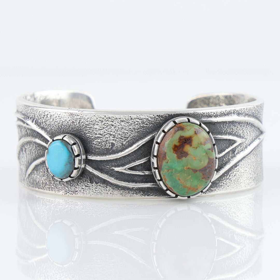 Tufa Cast Turquoise Cuff