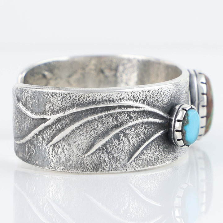 Tufa Cast Turquoise Cuff