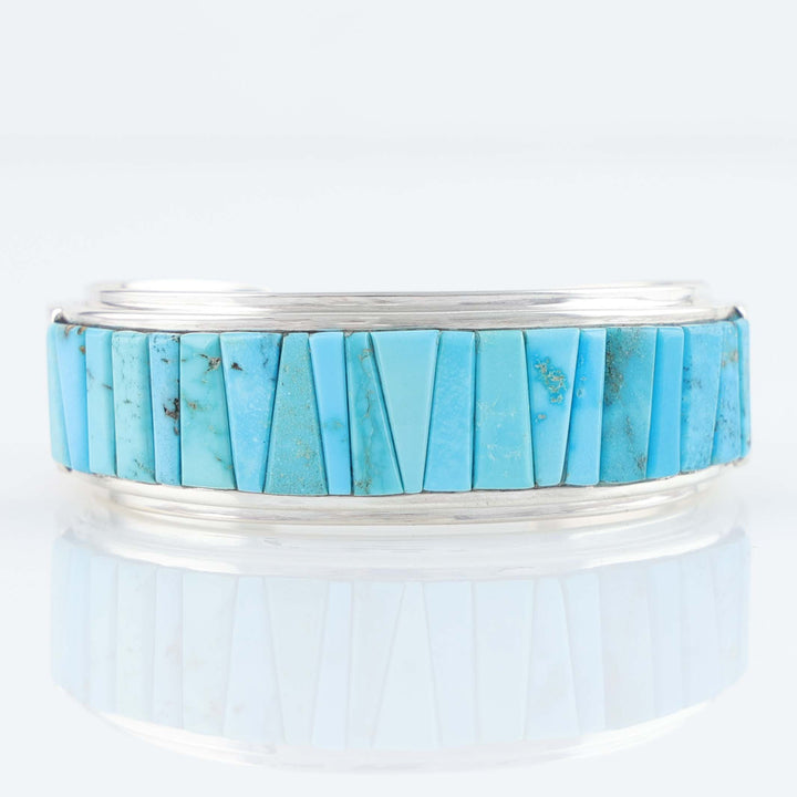 Kingman Turquoise Inlay Cuff