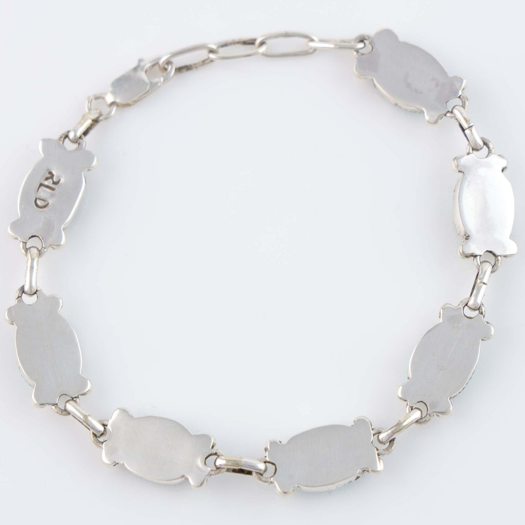 Zuni Dry Creek Turquoise Link Bracelet