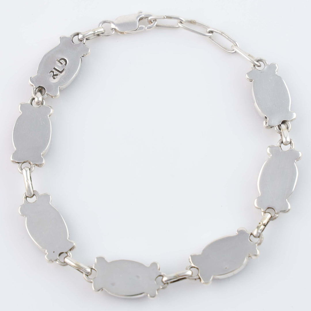 Zuni Sugilite Link Bracelet