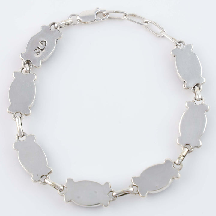 Zuni Sugilite Link Bracelet