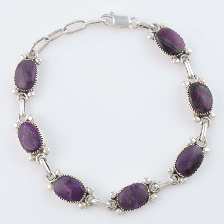Zuni Sugilite Link Bracelet