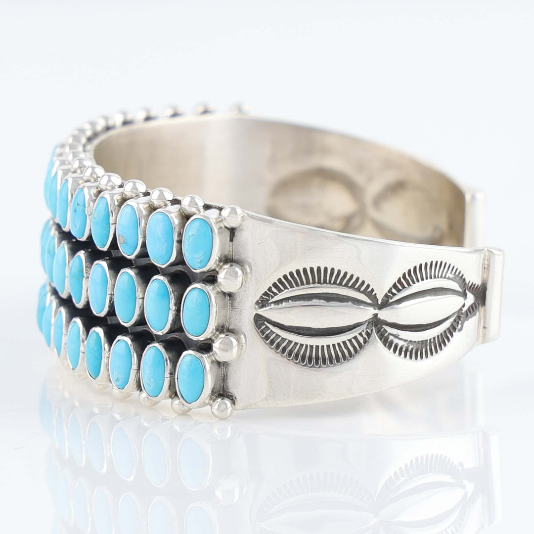 Sleeping Beauty Turquoise Row Cuff