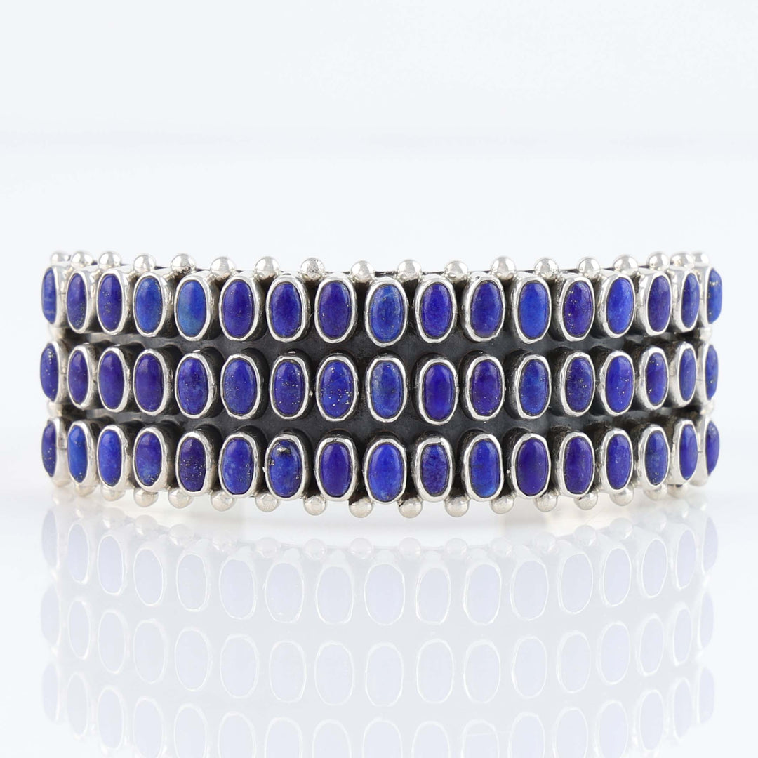 Navajo Lapis Row Cuff