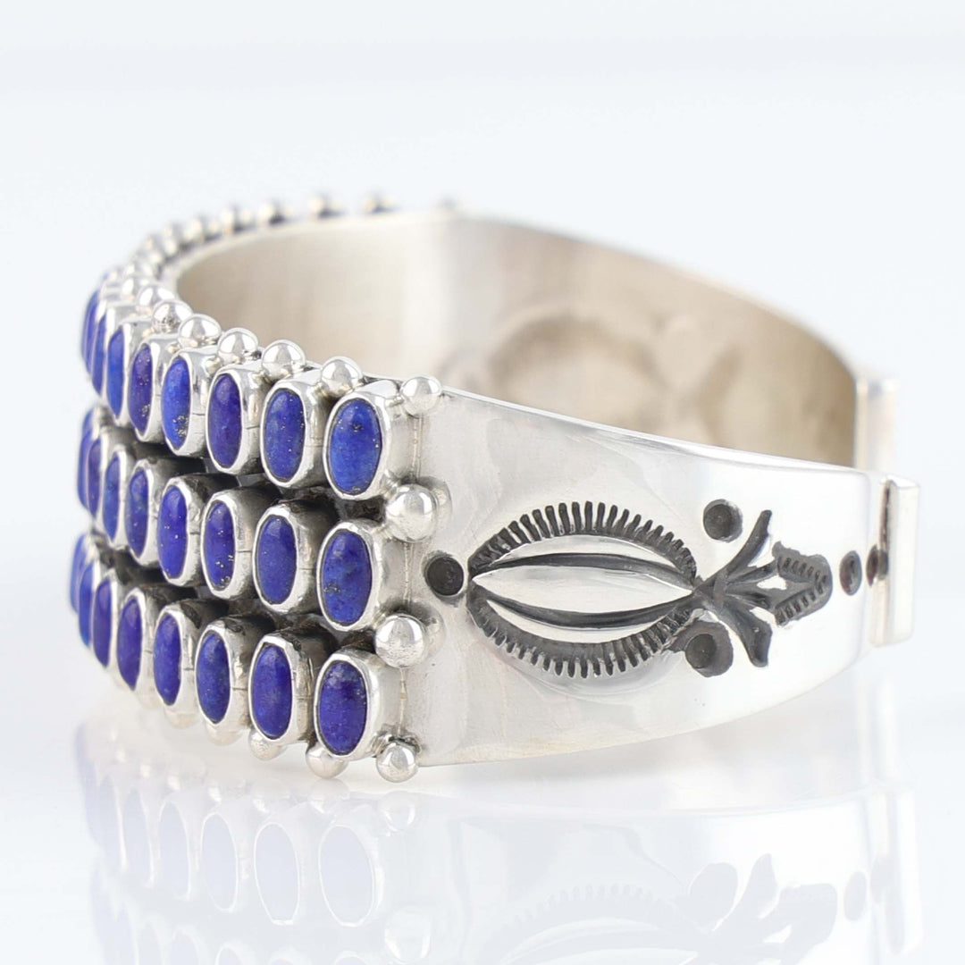 Navajo Lapis Row Cuff