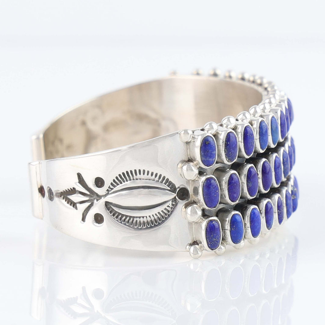Navajo Lapis Row Cuff