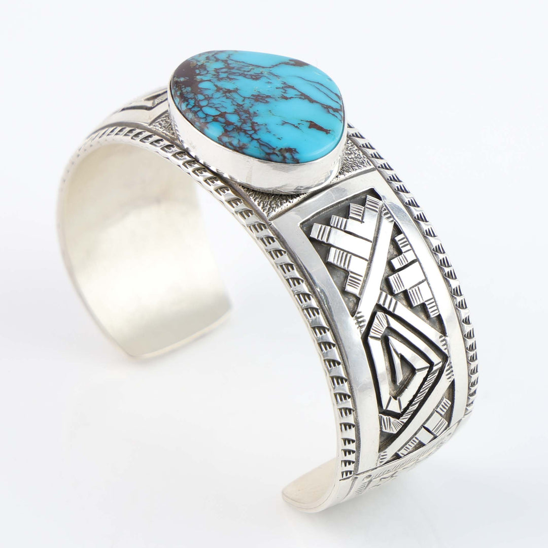 Navajo Kingman Turquoise Cuff