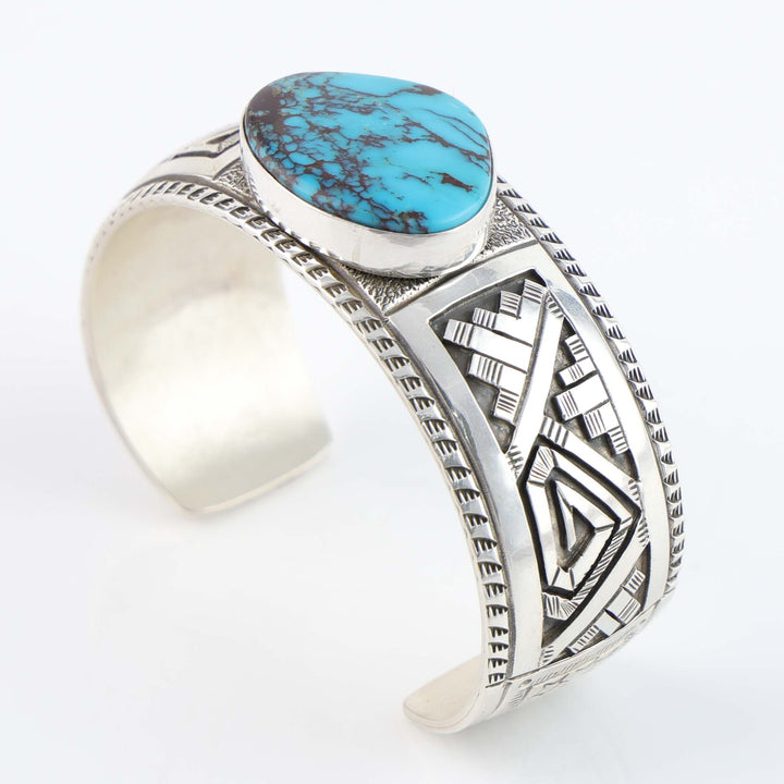 Navajo Kingman Turquoise Cuff