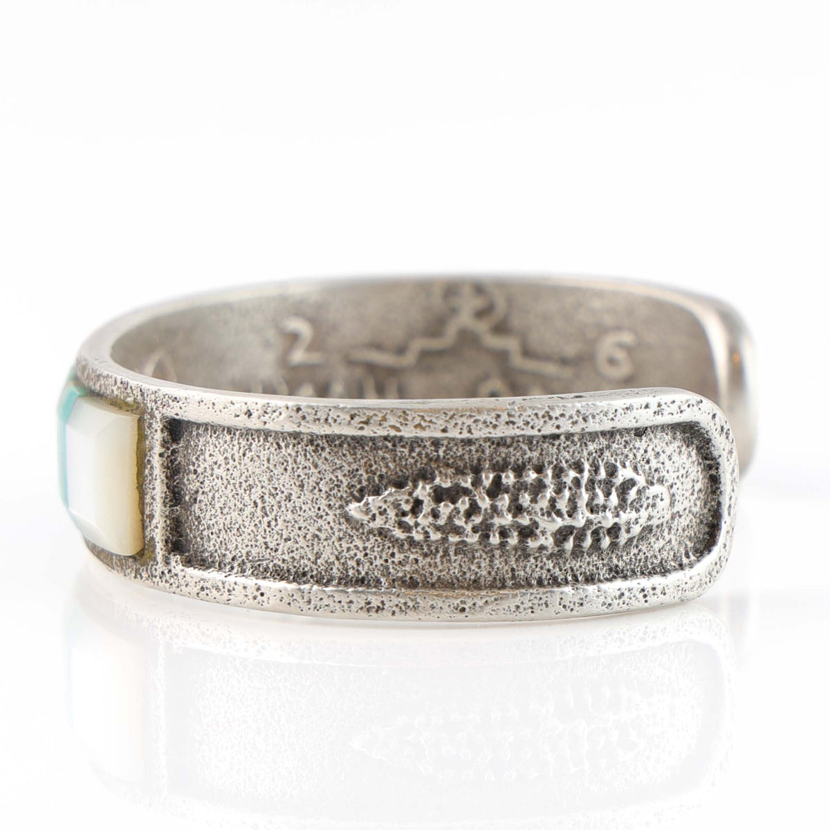 Santo Domingo Inlay Cuff by Noah Pajarito
