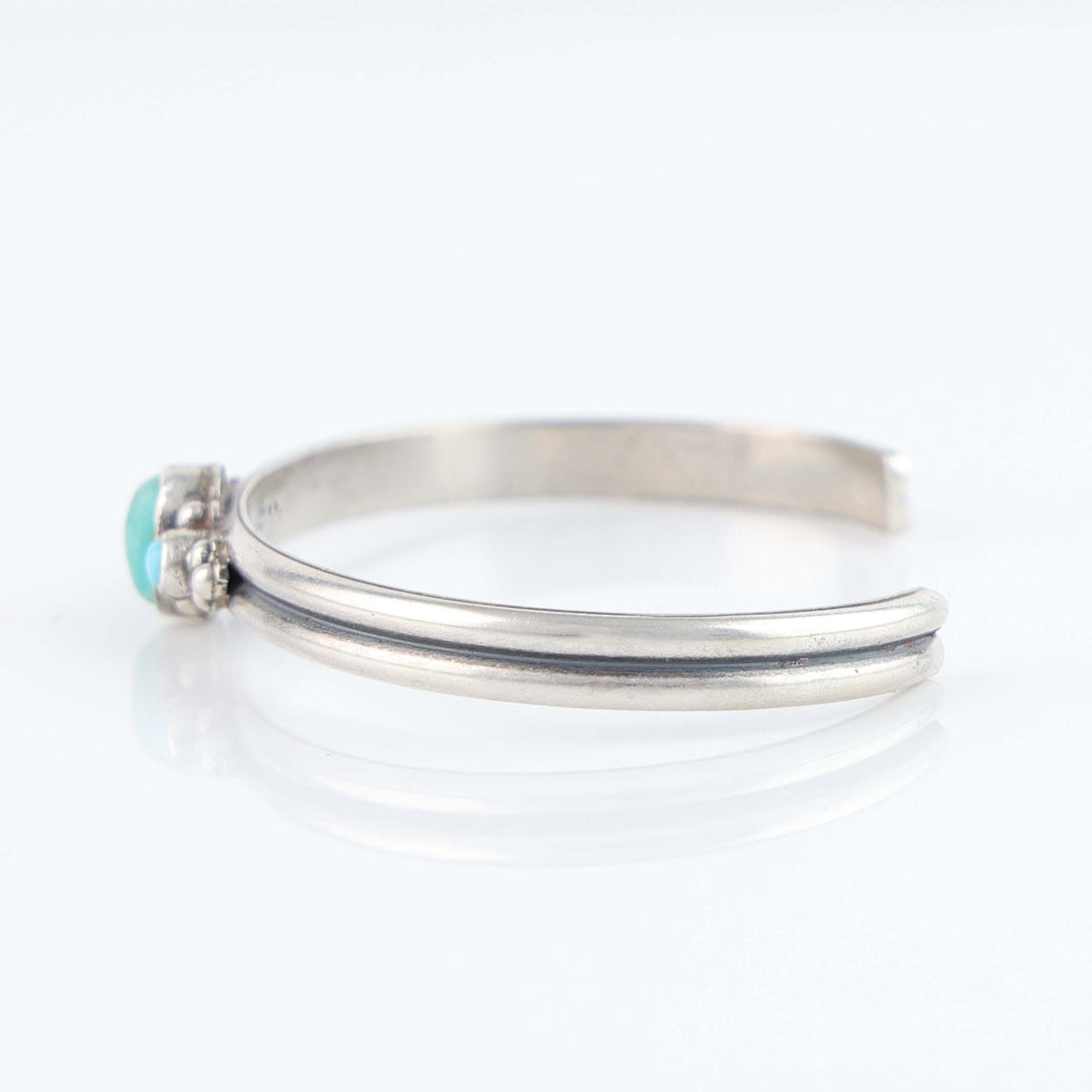 Triple-Stone Turquoise Cuff